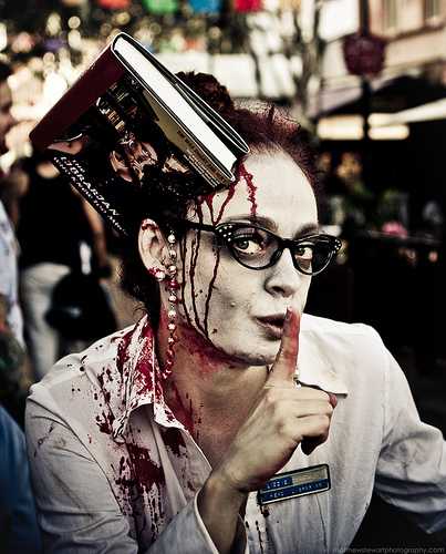 Zombie librarian